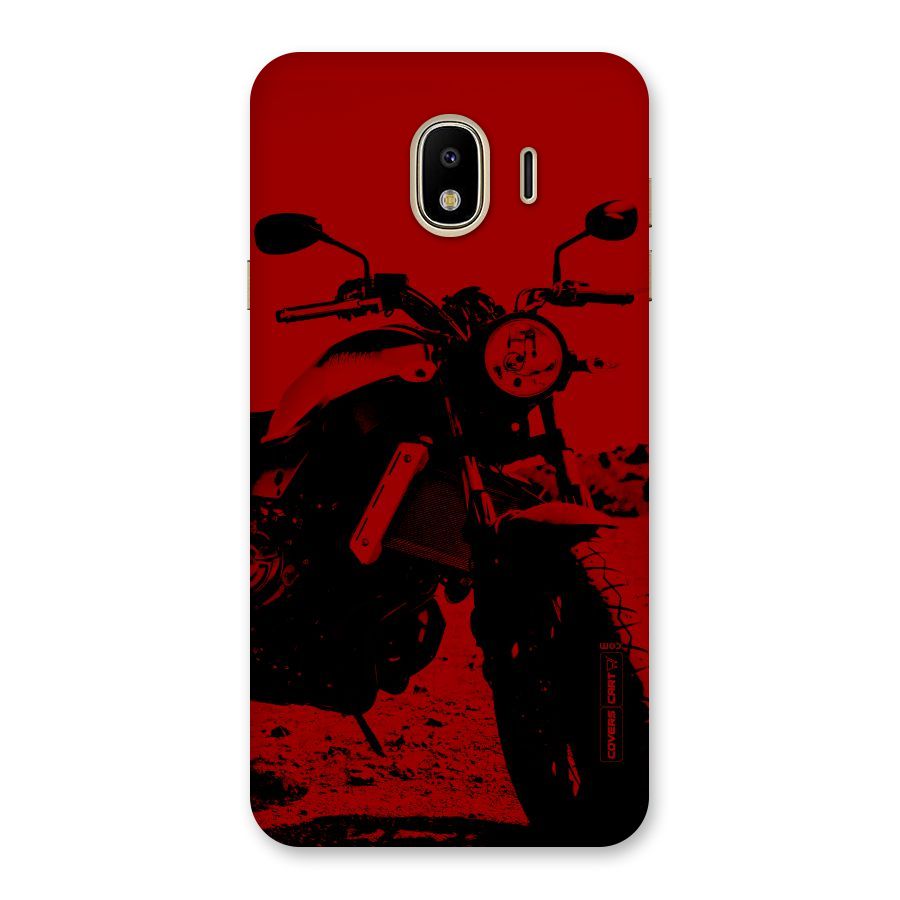 Stylish Ride Red Back Case for Galaxy J4