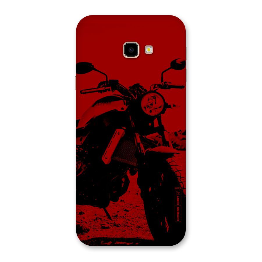 Stylish Ride Red Back Case for Galaxy J4 Plus