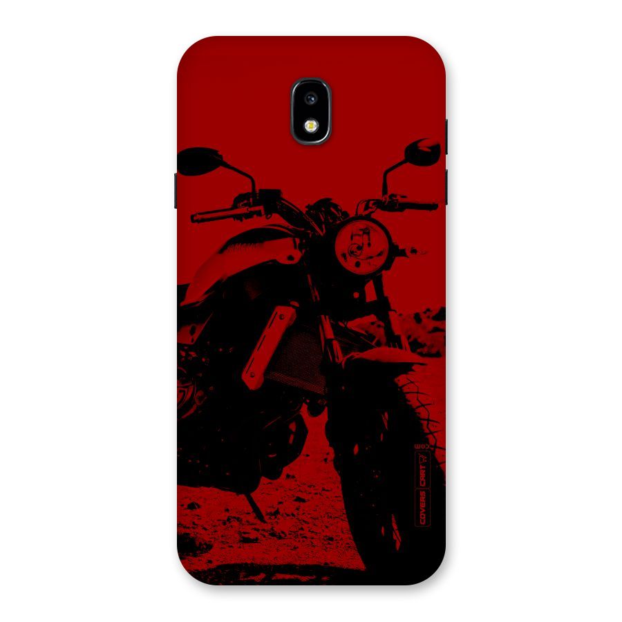 Stylish Ride Red Back Case for Galaxy J7 Pro