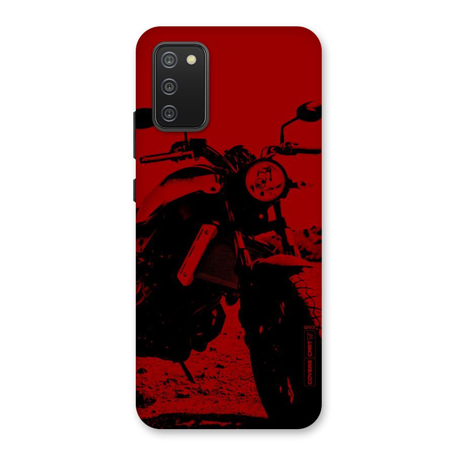 Stylish Ride Red Back Case for Galaxy M02s