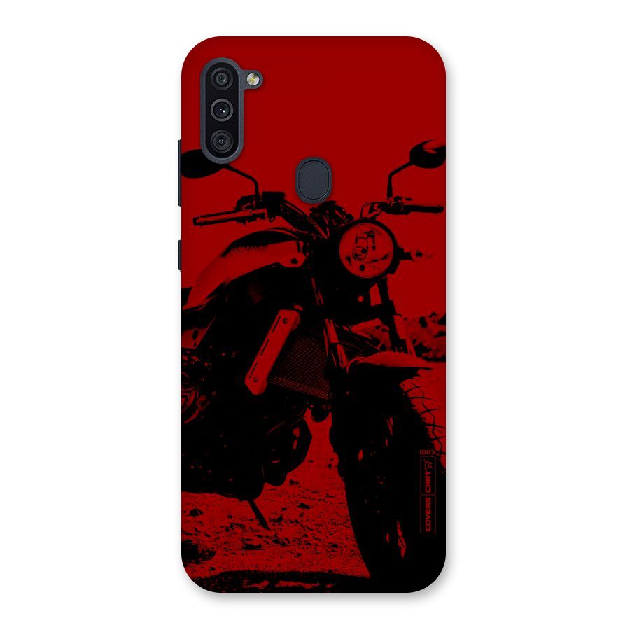 Stylish Ride Red Back Case for Galaxy M11