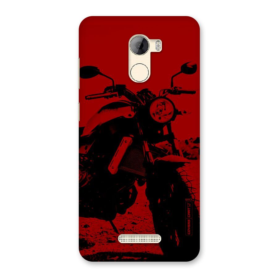 Stylish Ride Red Back Case for Gionee A1 LIte