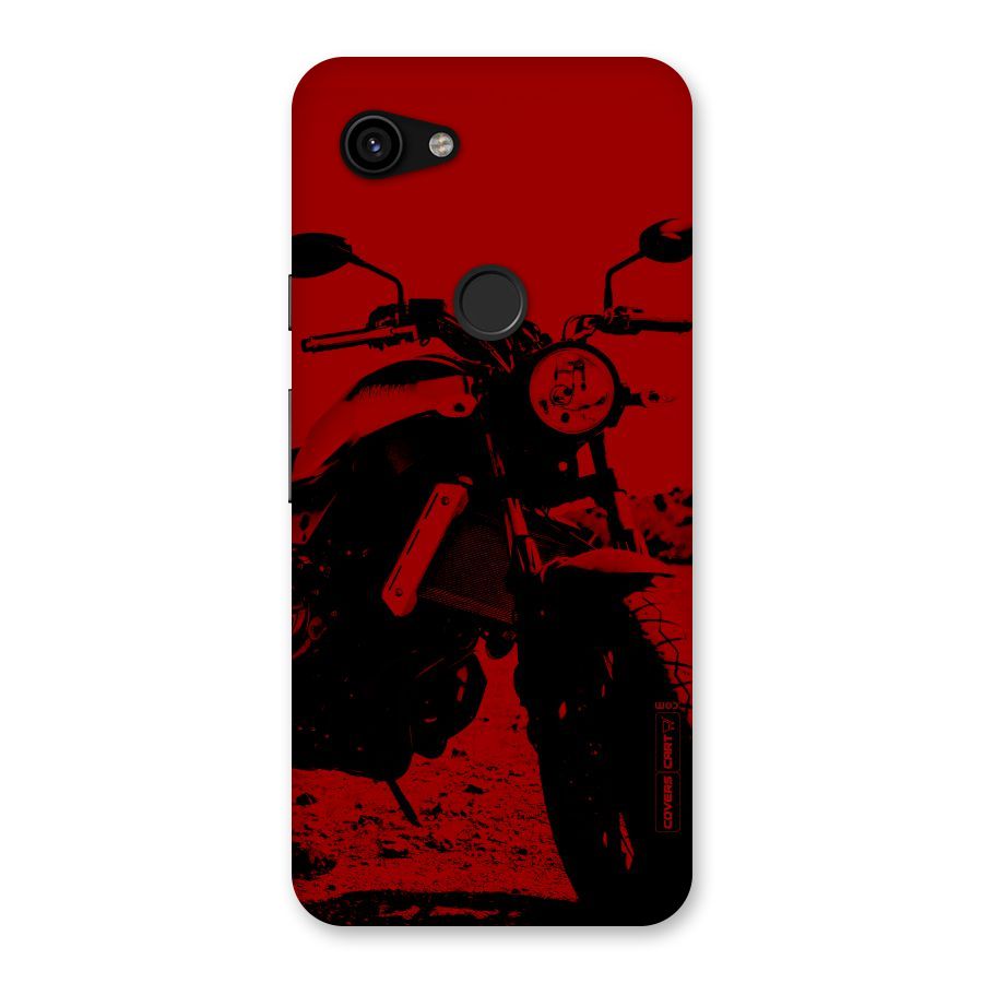 Stylish Ride Red Back Case for Google Pixel 3a