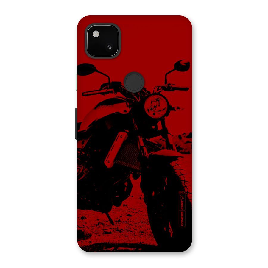 Stylish Ride Red Back Case for Google Pixel 4a