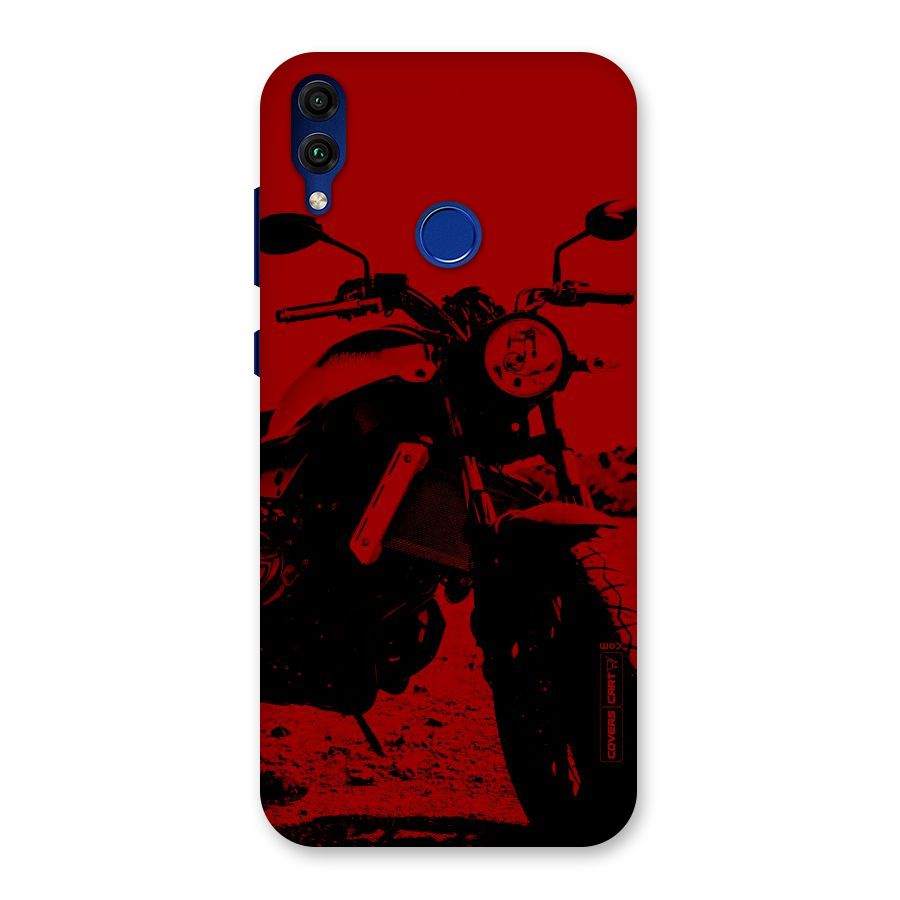 Stylish Ride Red Back Case for Honor 8C