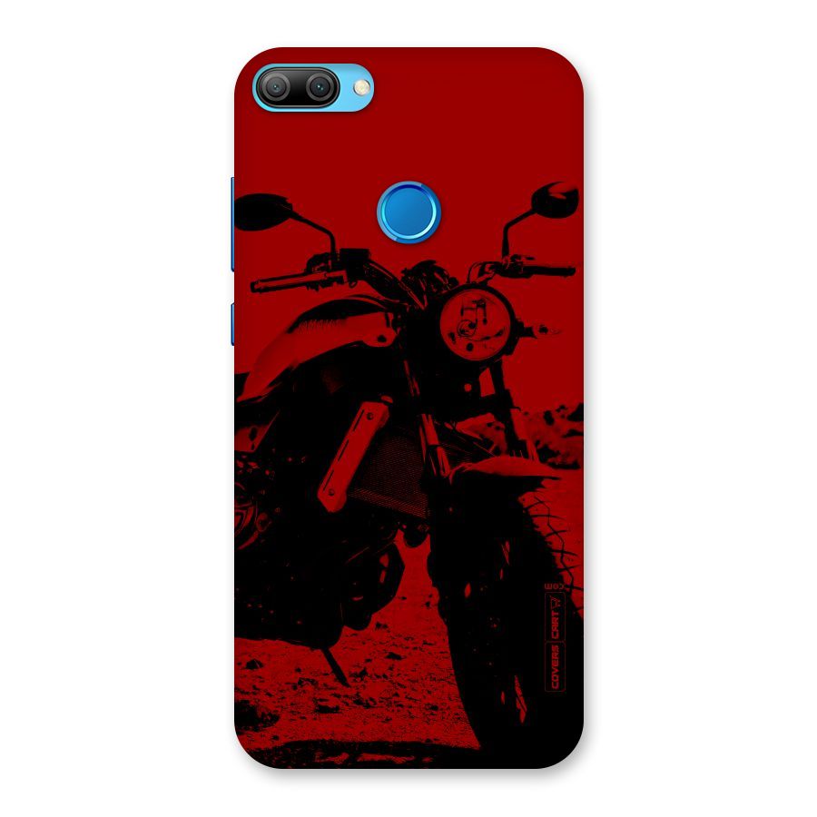 Stylish Ride Red Back Case for Honor 9N