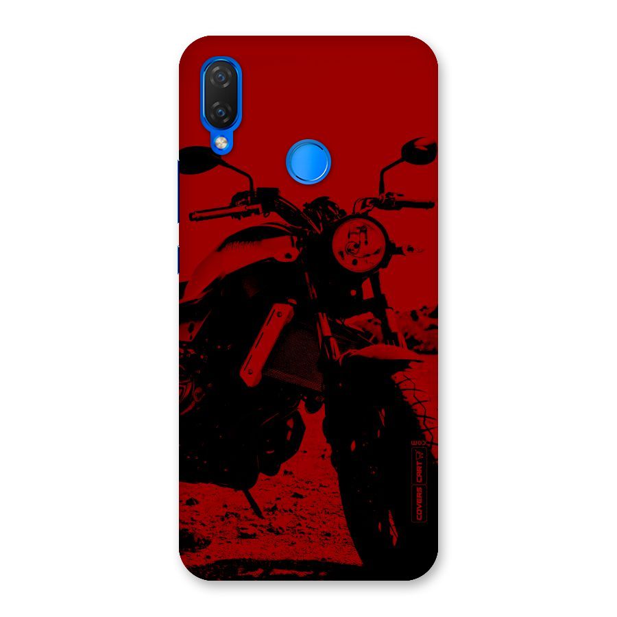 Stylish Ride Red Back Case for Huawei P Smart+
