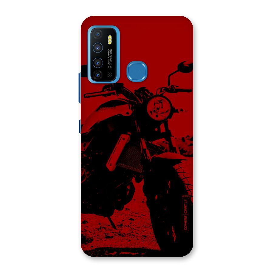 Stylish Ride Red Back Case for Infinix Hot 9