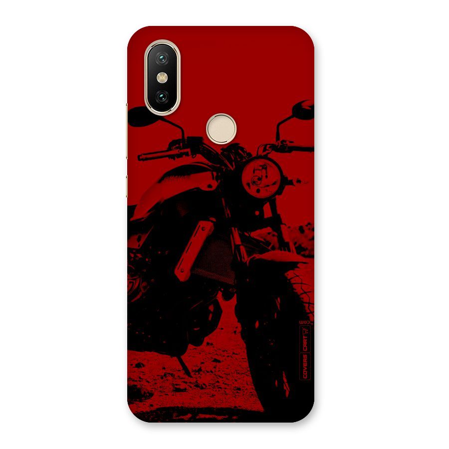 Stylish Ride Red Back Case for Mi A2