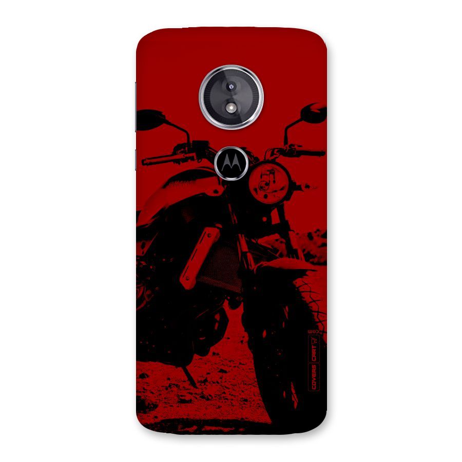 Stylish Ride Red Back Case for Moto E5