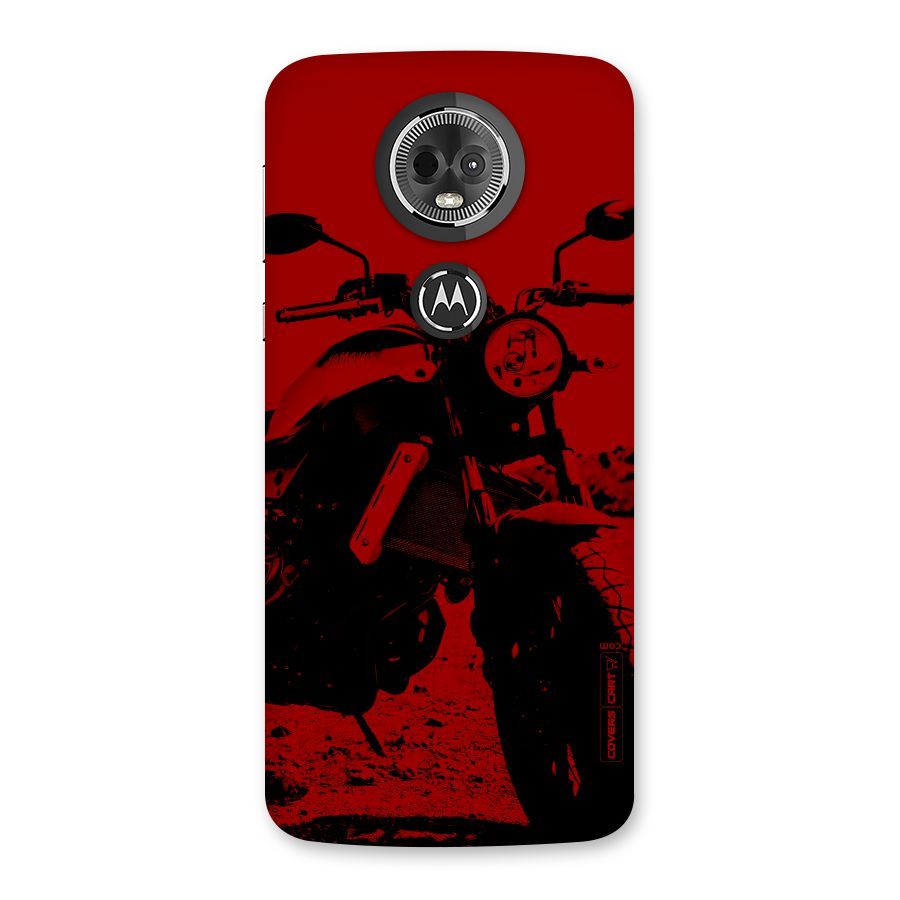 Stylish Ride Red Back Case for Moto E5 Plus