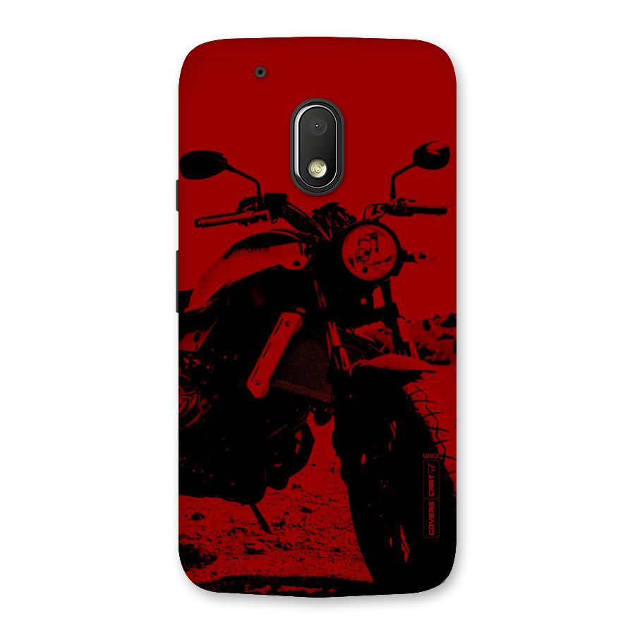 Stylish Ride Red Back Case for Moto G4 Play