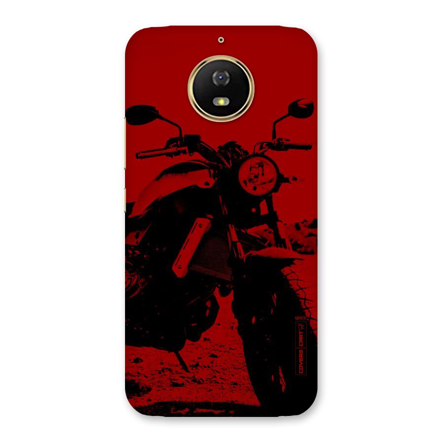 Stylish Ride Red Back Case for Moto G5s