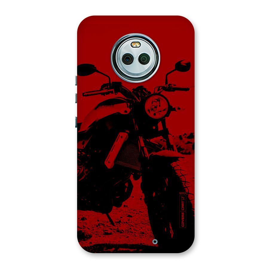 Stylish Ride Red Back Case for Moto X4