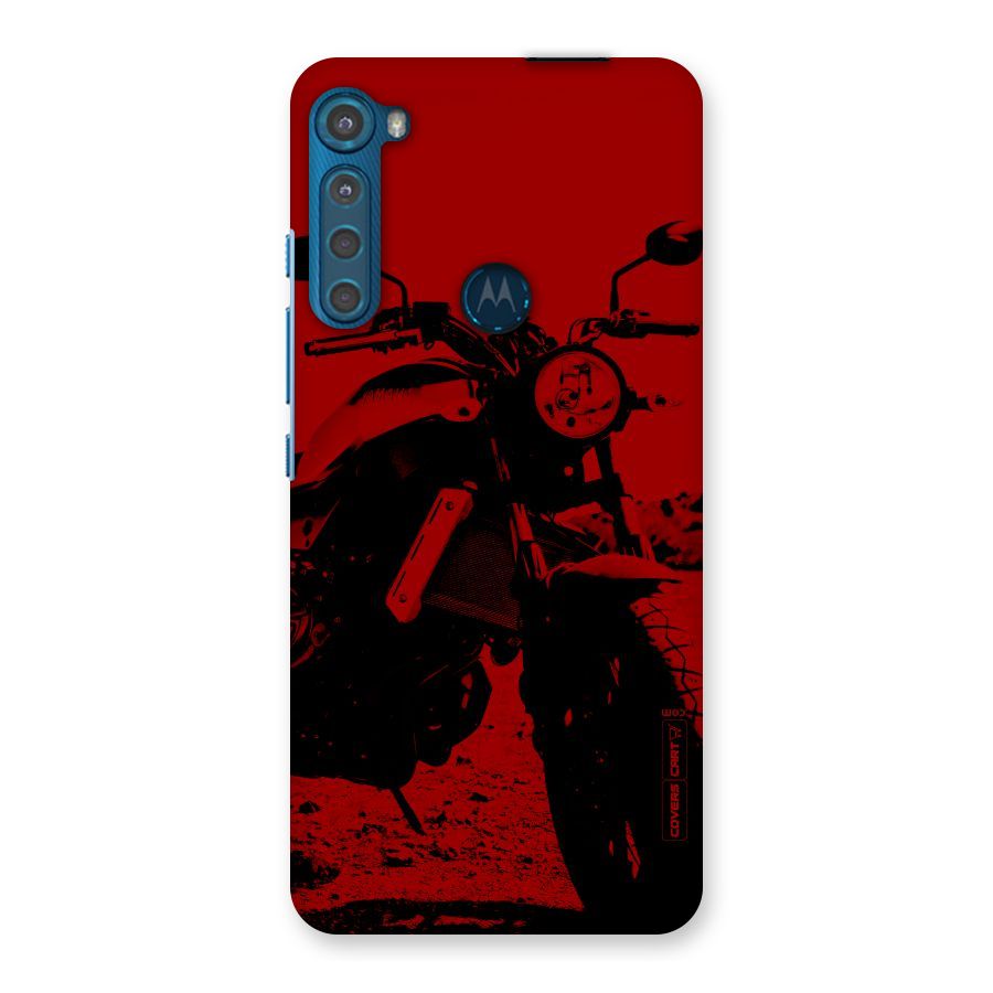 Stylish Ride Red Back Case for Motorola One Fusion Plus