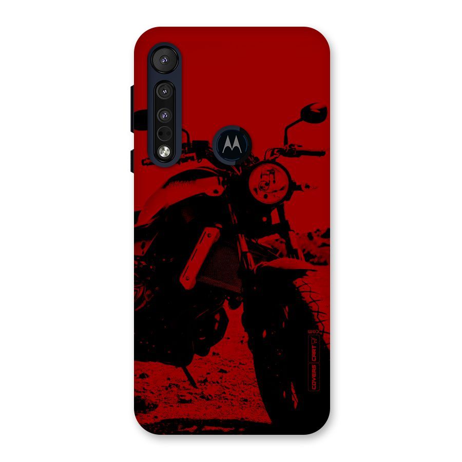 Stylish Ride Red Back Case for Motorola One Macro