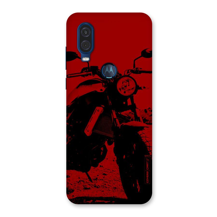 Stylish Ride Red Back Case for Motorola One Vision