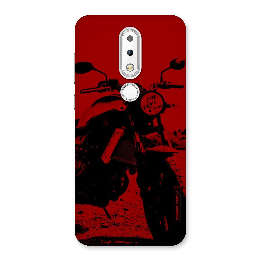 Stylish Ride Red Back Case for Nokia 6.1 Plus