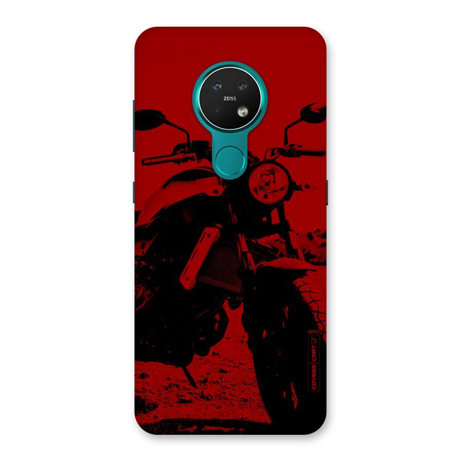 Stylish Ride Red Back Case for Nokia 7.2