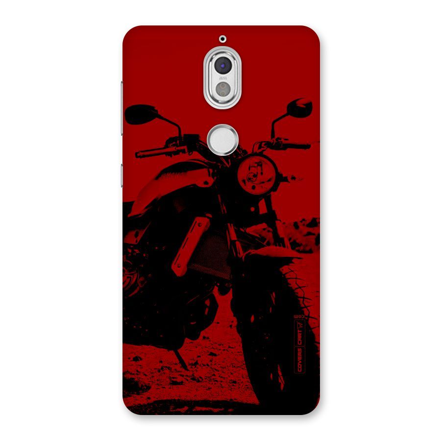 Stylish Ride Red Back Case for Nokia 7