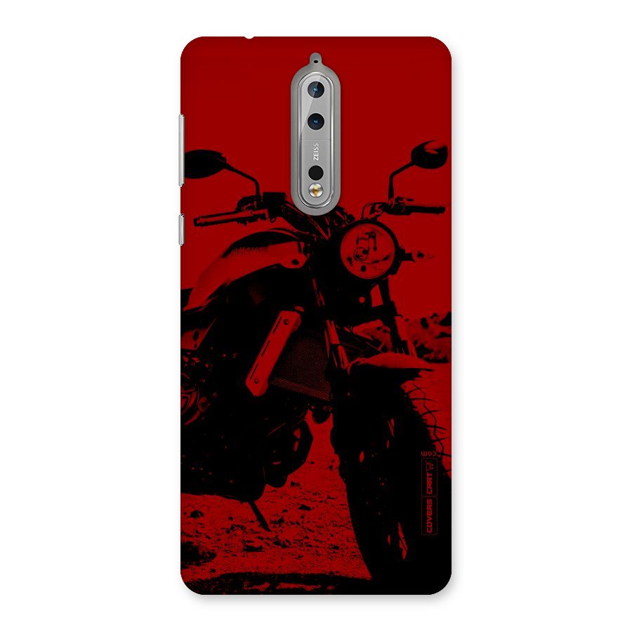 Stylish Ride Red Back Case for Nokia 8