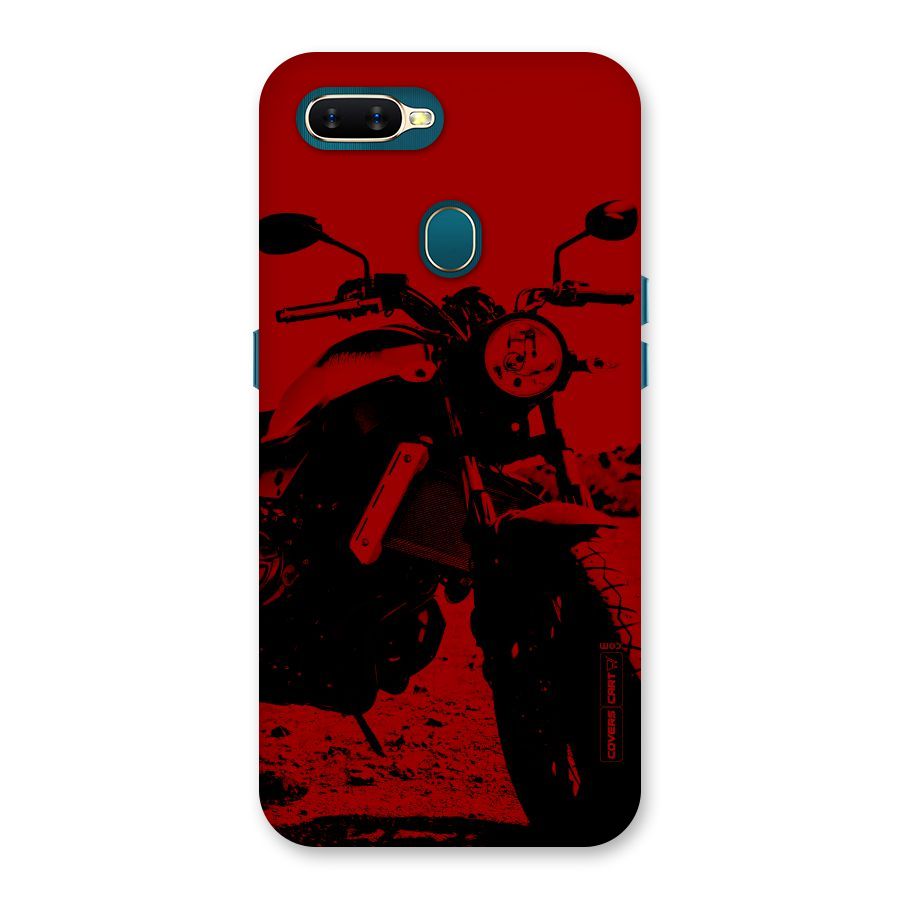 Stylish Ride Red Back Case for Oppo A11k