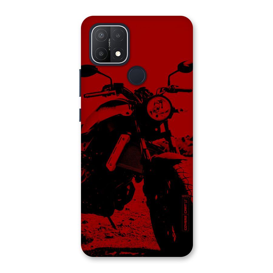 Stylish Ride Red Back Case for Oppo A15