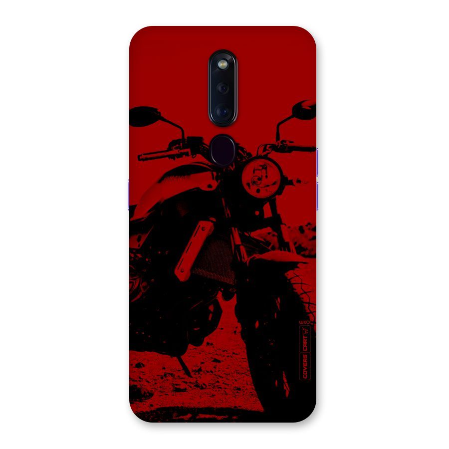 Stylish Ride Red Back Case for Oppo F11 Pro