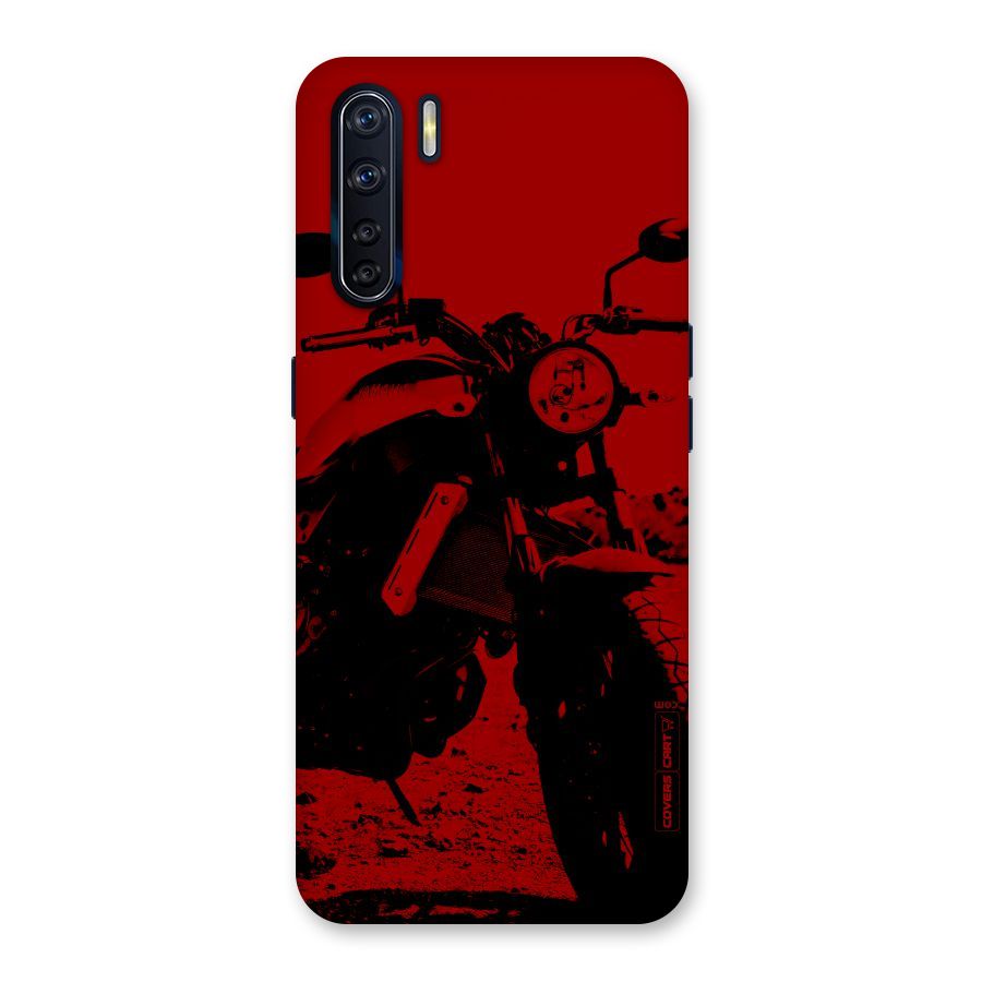 Stylish Ride Red Back Case for Oppo F15