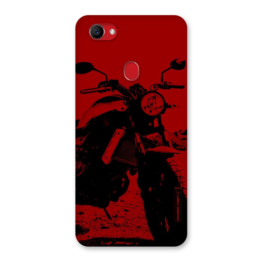 Stylish Ride Red Back Case for Oppo F7