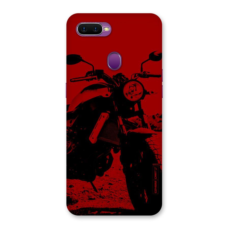 Stylish Ride Red Back Case for Oppo F9