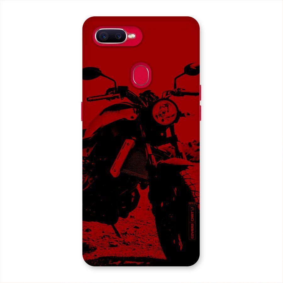 Stylish Ride Red Back Case for Oppo F9 Pro