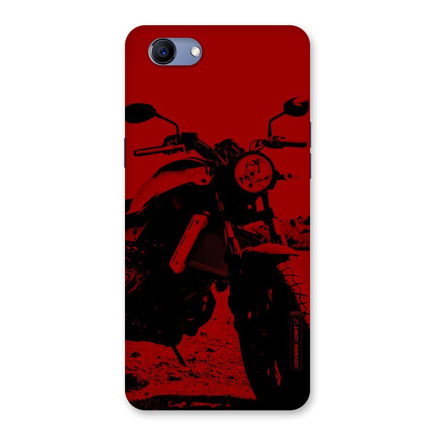 Stylish Ride Red Back Case for Oppo Realme 1