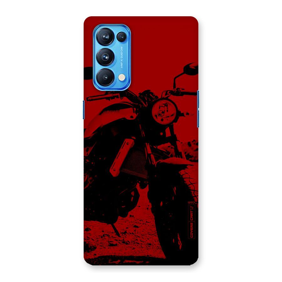 Stylish Ride Red Back Case for Oppo Reno5 Pro 5G