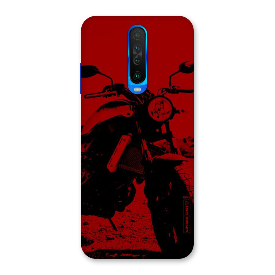 Stylish Ride Red Back Case for Poco X2