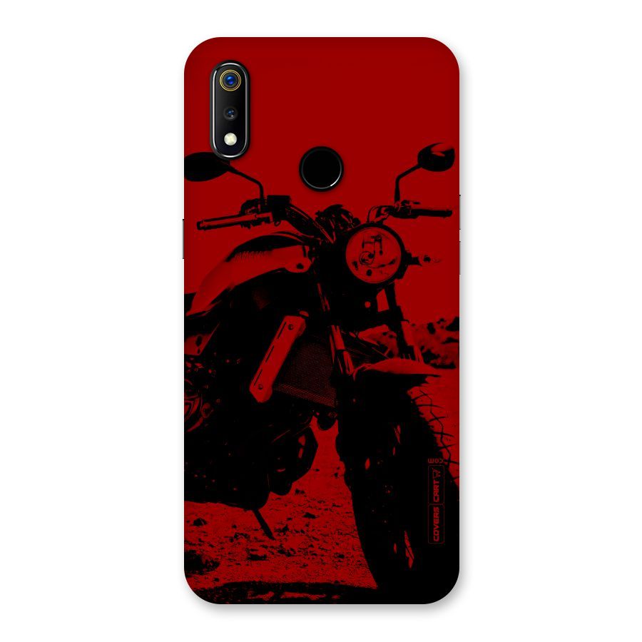 Stylish Ride Red Back Case for Realme 3