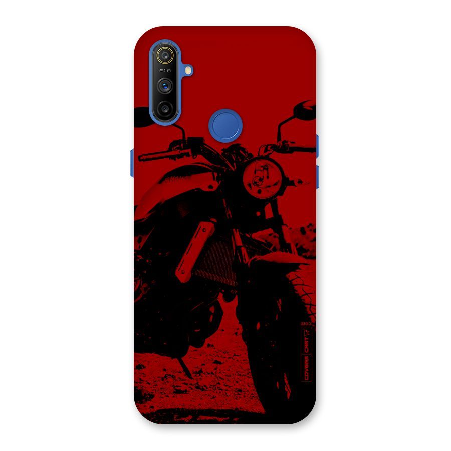 Stylish Ride Red Back Case for Realme Narzo 10A