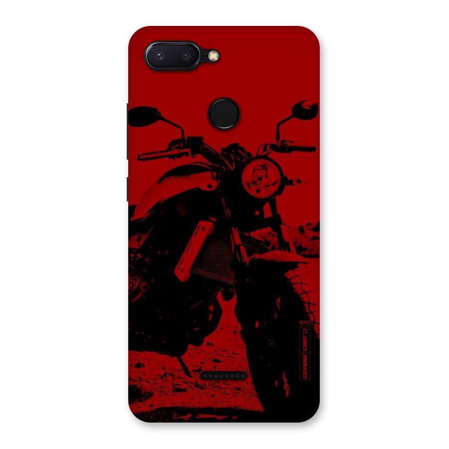 Stylish Ride Red Back Case for Redmi 6