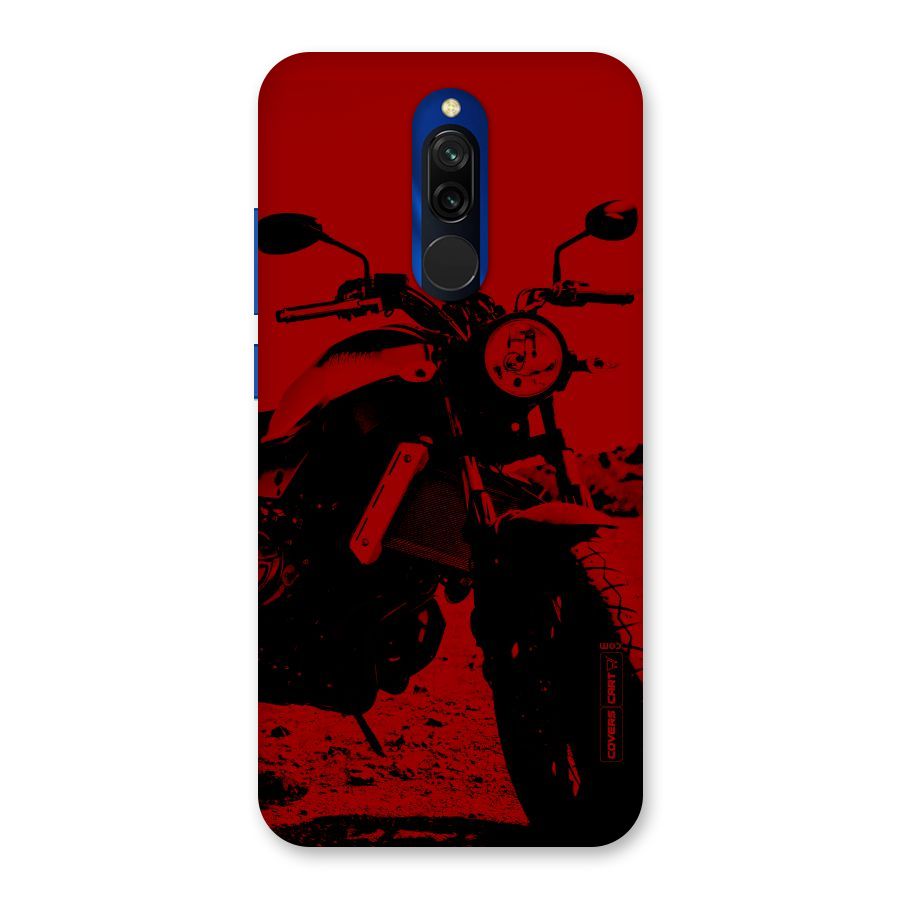 Stylish Ride Red Back Case for Redmi 8