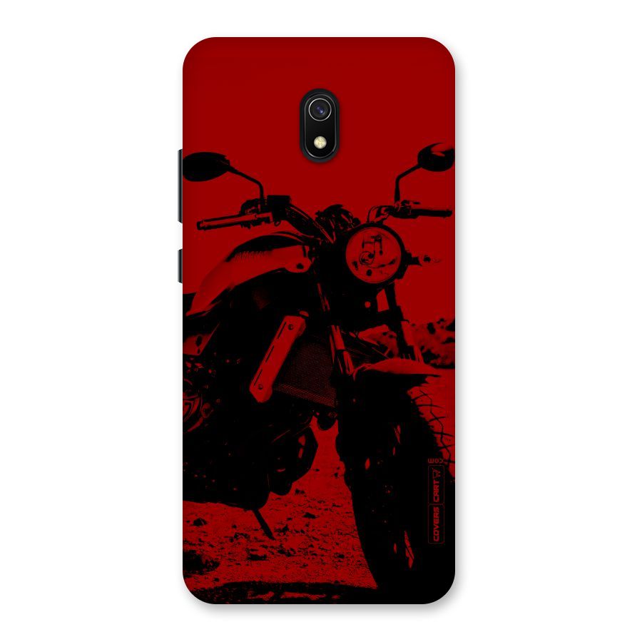 Stylish Ride Red Back Case for Redmi 8A