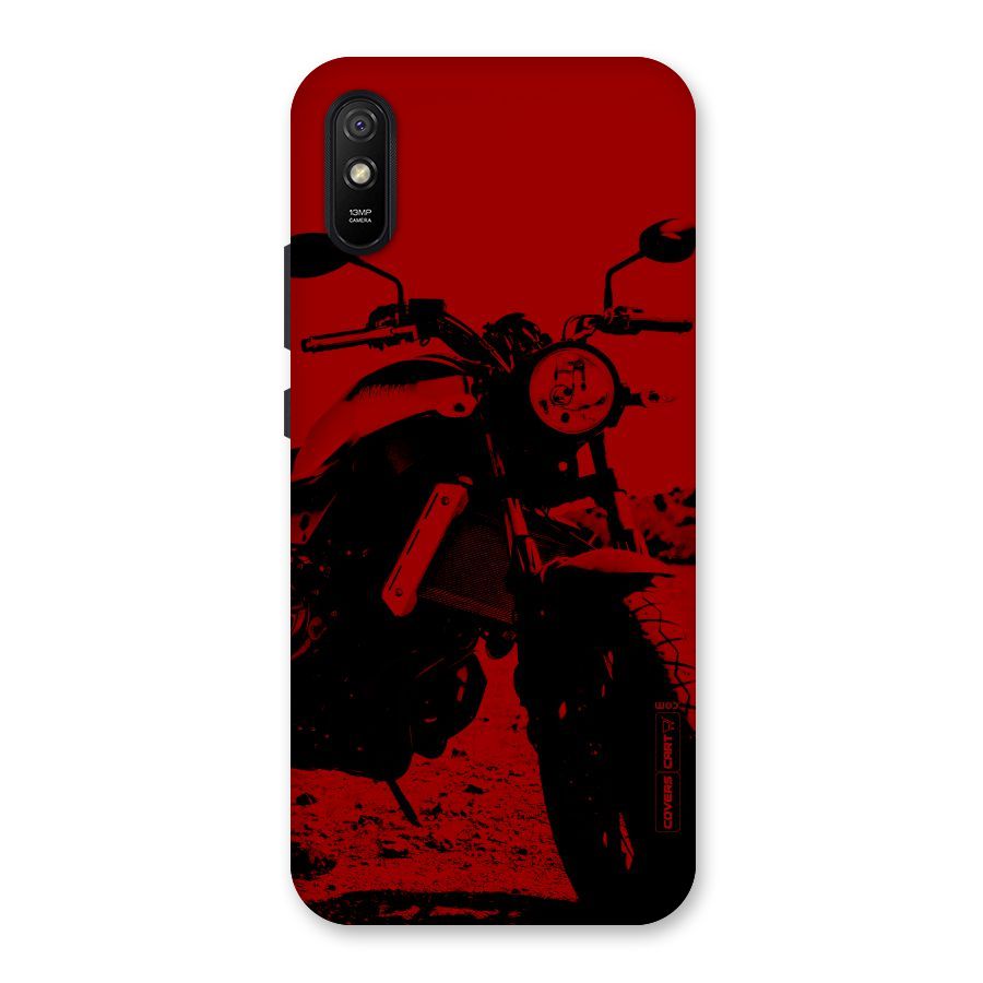 Stylish Ride Red Back Case for Redmi 9A