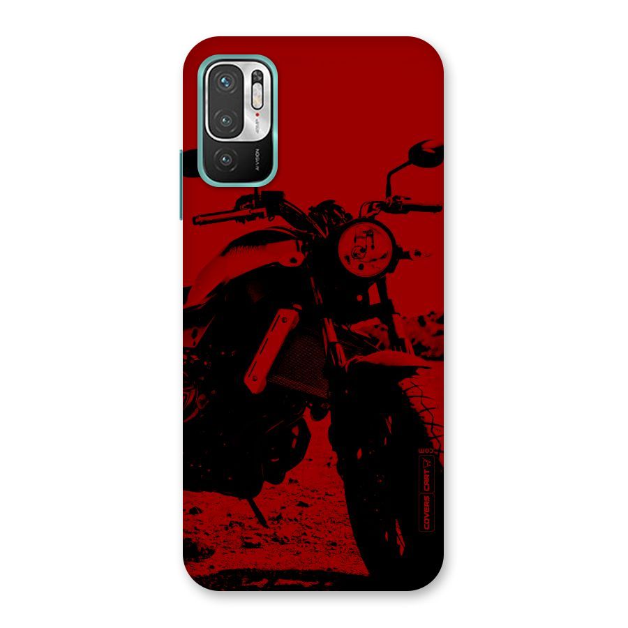 Stylish Ride Red Back Case for Redmi Note 10T 5G