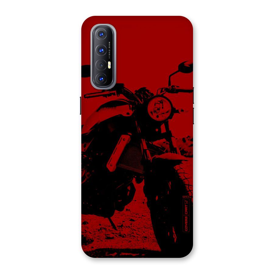 Stylish Ride Red Back Case for Reno3 Pro