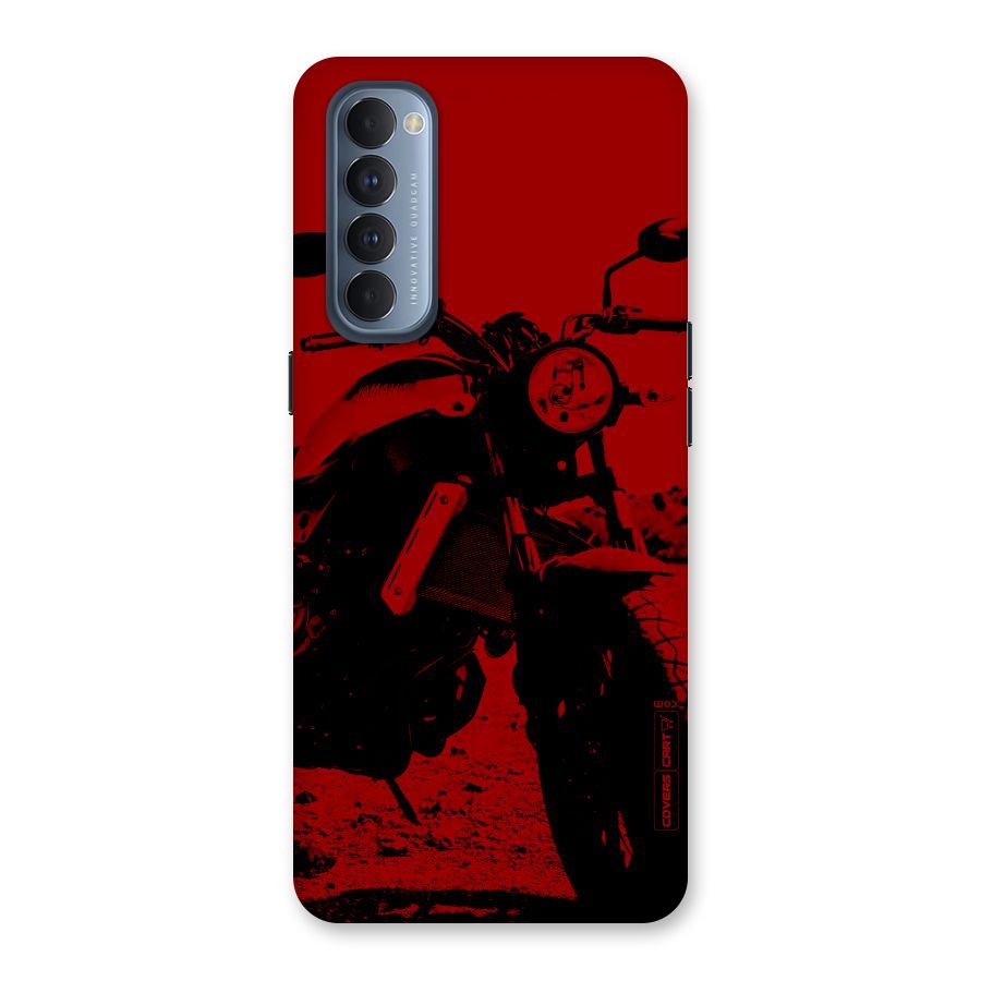 Stylish Ride Red Back Case for Reno4 Pro