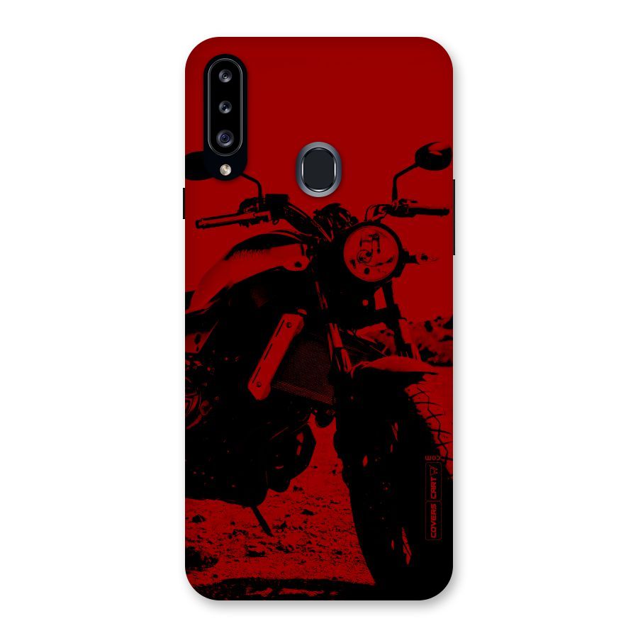 Stylish Ride Red Back Case for Samsung Galaxy A20s