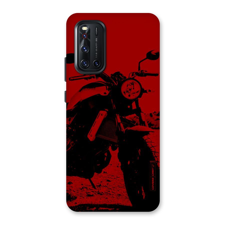 Stylish Ride Red Back Case for Vivo V19