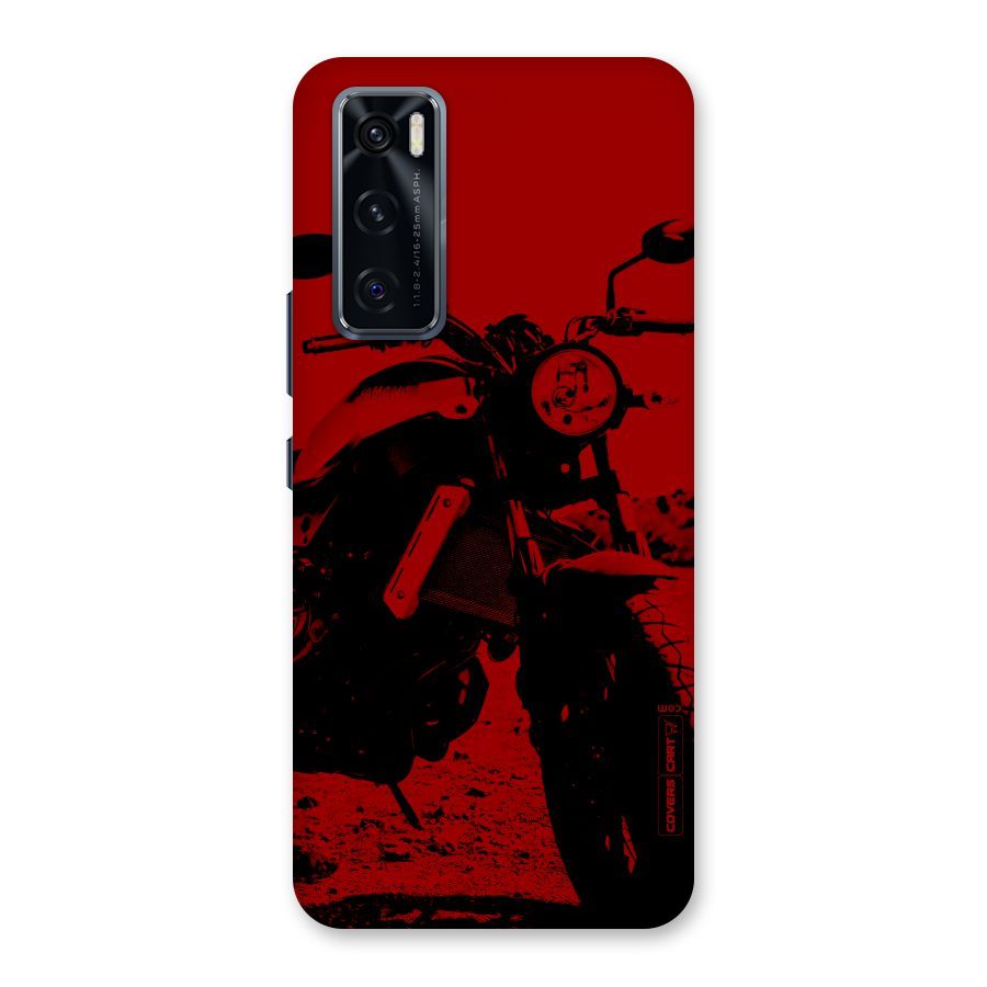 Stylish Ride Red Back Case for Vivo V20 SE