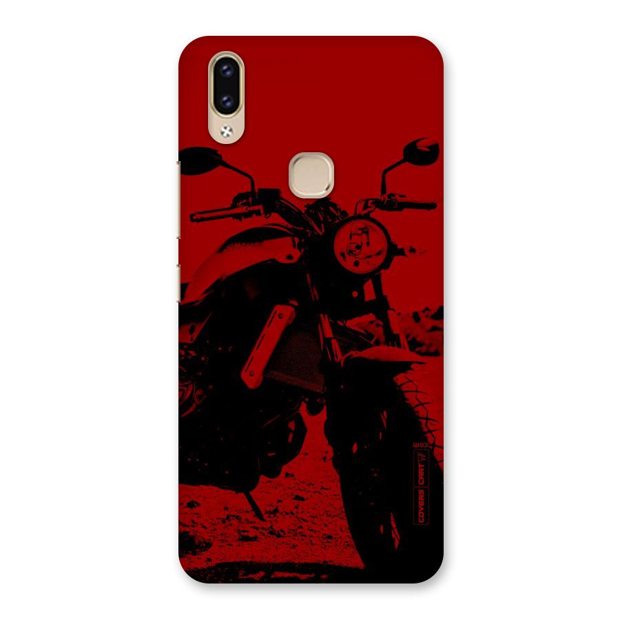 Stylish Ride Red Back Case for Vivo V9 Youth