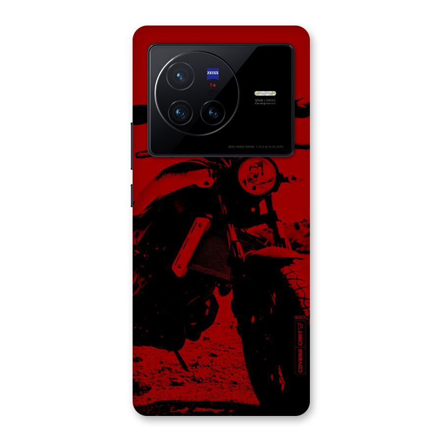Stylish Ride Red Back Case for Vivo X80