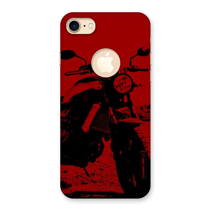 Stylish Ride Red Back Case for iPhone 7 Logo Cut